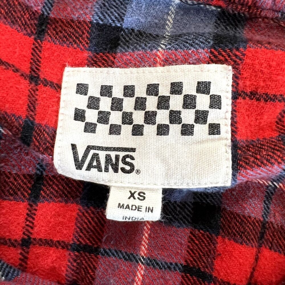 Vans Plaid Patterned Button Down Shirt - image 7